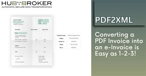 How to Convert PDF Invoice to e.